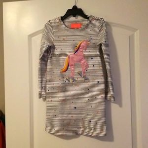 Joules Girls Dress with Roller Skating Unicorn!!!